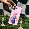 Future Diary Gasai Yuno Black Silicone Phone Case For Iphone 17 Air 16 15 14 13 12 11 Pro Max Plus Back TPU