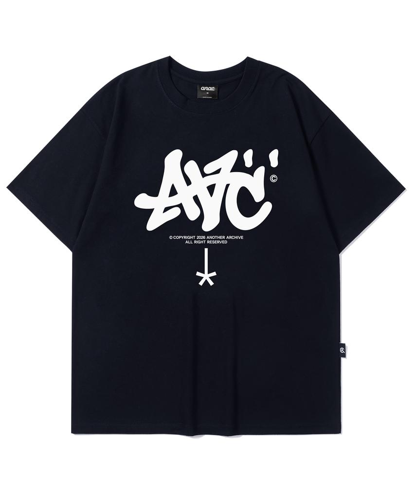 ANOTHER ARCHIVE St Aac Sign Logo Short Sleeve T-Shirt_Khaki