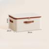 Home Wardrobe Storage Box Cotton and Linen Clothes Blankets Dust-proof Organizing Box Large Capacity with Lid Miscellaneous Box