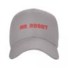 Classico Cappellino da Baseball con Logo Mr Robot per Donna Unisex Personalizzato Regolabile Adulto Cappellino da Papà Hacker FSociety Hip Hop Cappellini Snapback