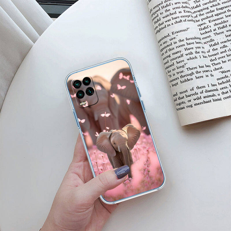 MH8 Animal Elephant Case for Motorola E7 G6 G7 G8 G9 Plus Power Play G10 G20 G04 E30 E40 E22 E20 E13 E15 G22 G23 G05 G75 G35 G55