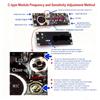 Powerful FM Transmitter Wireless Microphone Adjustable Frequency And 300M Long Ranges For Clear Auditory Broadcasting