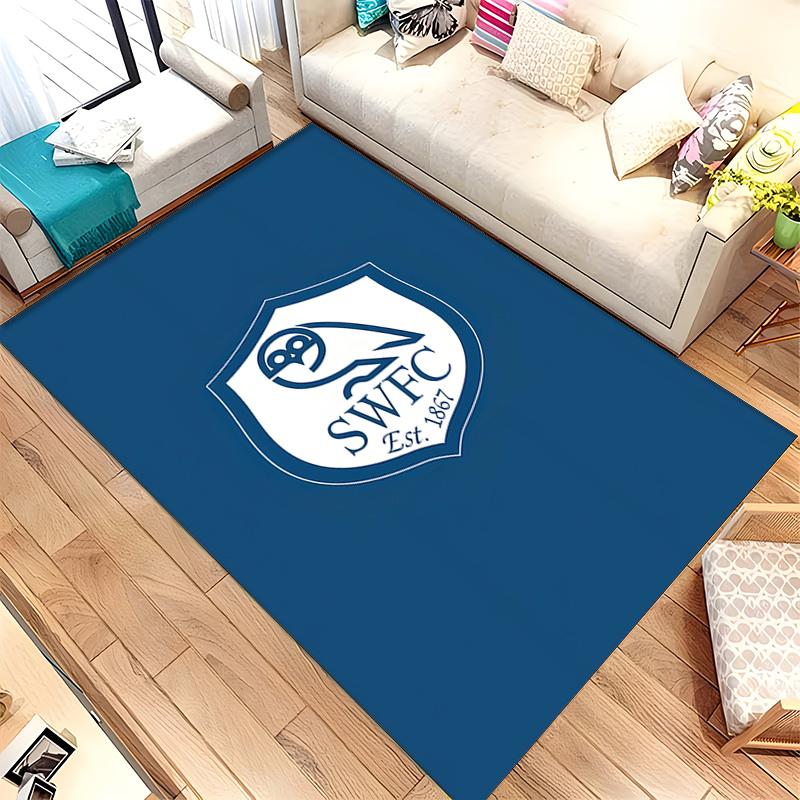Sheffield Wednesday Football Club (5) Rug Suitable For Living Rooms Bedrooms Computer Rooms Dining Areas And Placement Under Tables And Chairs Also An