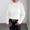 Women's Fashionable Long Sleeve Elegant Commuting And Casual Top