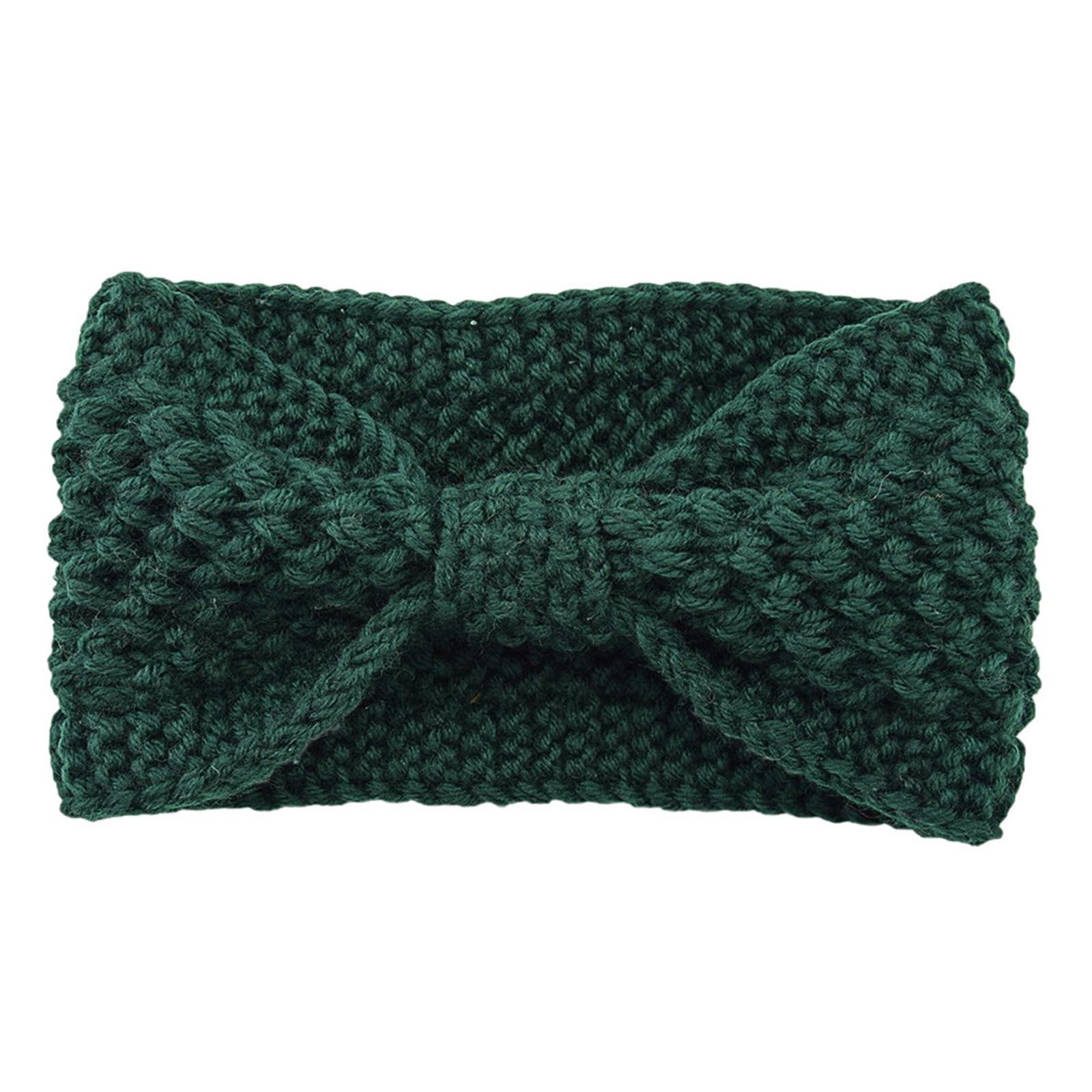 

Модная женская однотонная спортивная повязка для волос на голову, термальная повязка для волос для девочек One Size зелёный