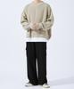 TOPBOY [Non-Fleece Or Fleece-Lined] Comfort Regular Cargo Straight Training Pants Black