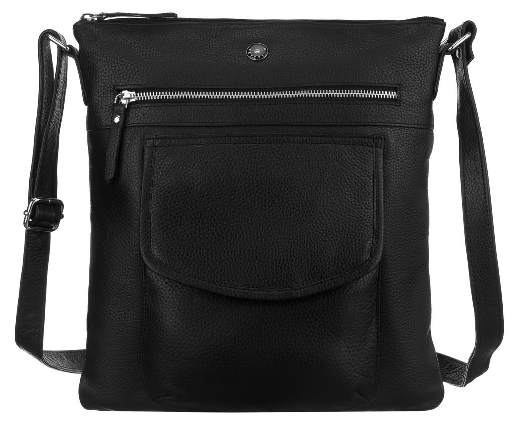 PTN D72-DS-5117 Black Leather Bag