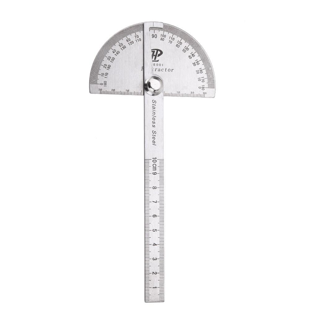 XLZWRJ 0 to 180 Degree Stainless Steel Protractor Round Head Angle Finder Craftsman Rule Ruler Machinist Tool XLZWRJ 0 to 180 Degree Stainless Steel Protractor Round Head Angle Finder Craftsman Rule Ruler Machinist Tool