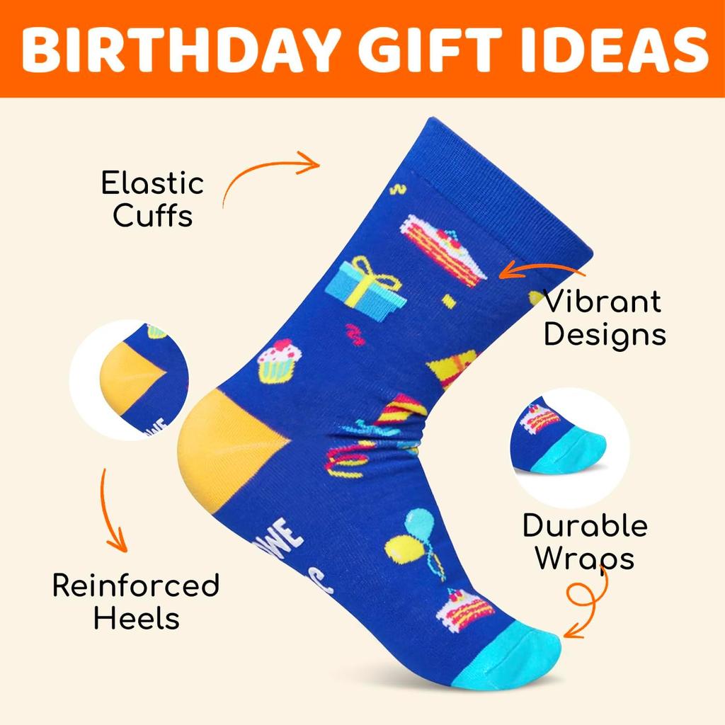 Zmart 12th Birthday Gifts for Tween - Socks for Boys Girls Age 12, 12 Yr Old Gift Ideas