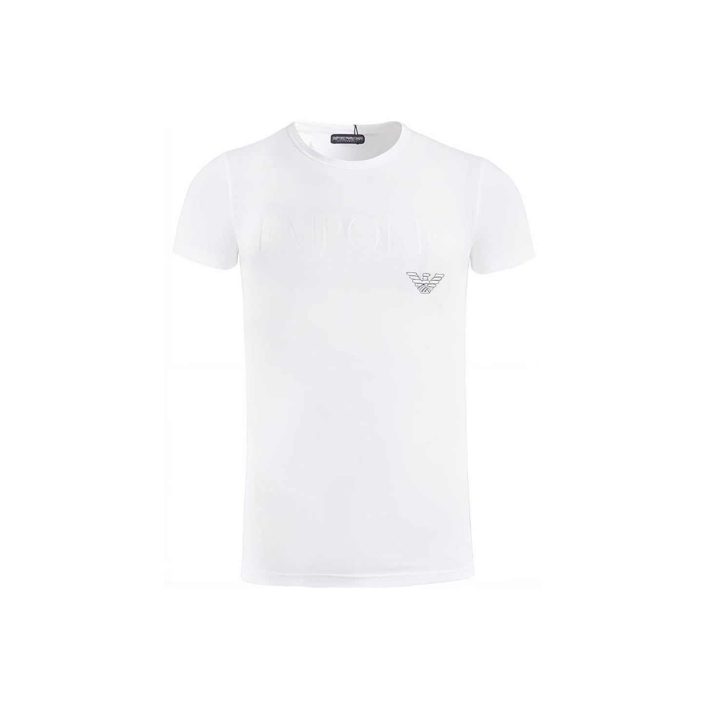 Emporio Armani Eagle Logo Slim Fit T-Shirt Men tops White 111035-CC716-00010 S