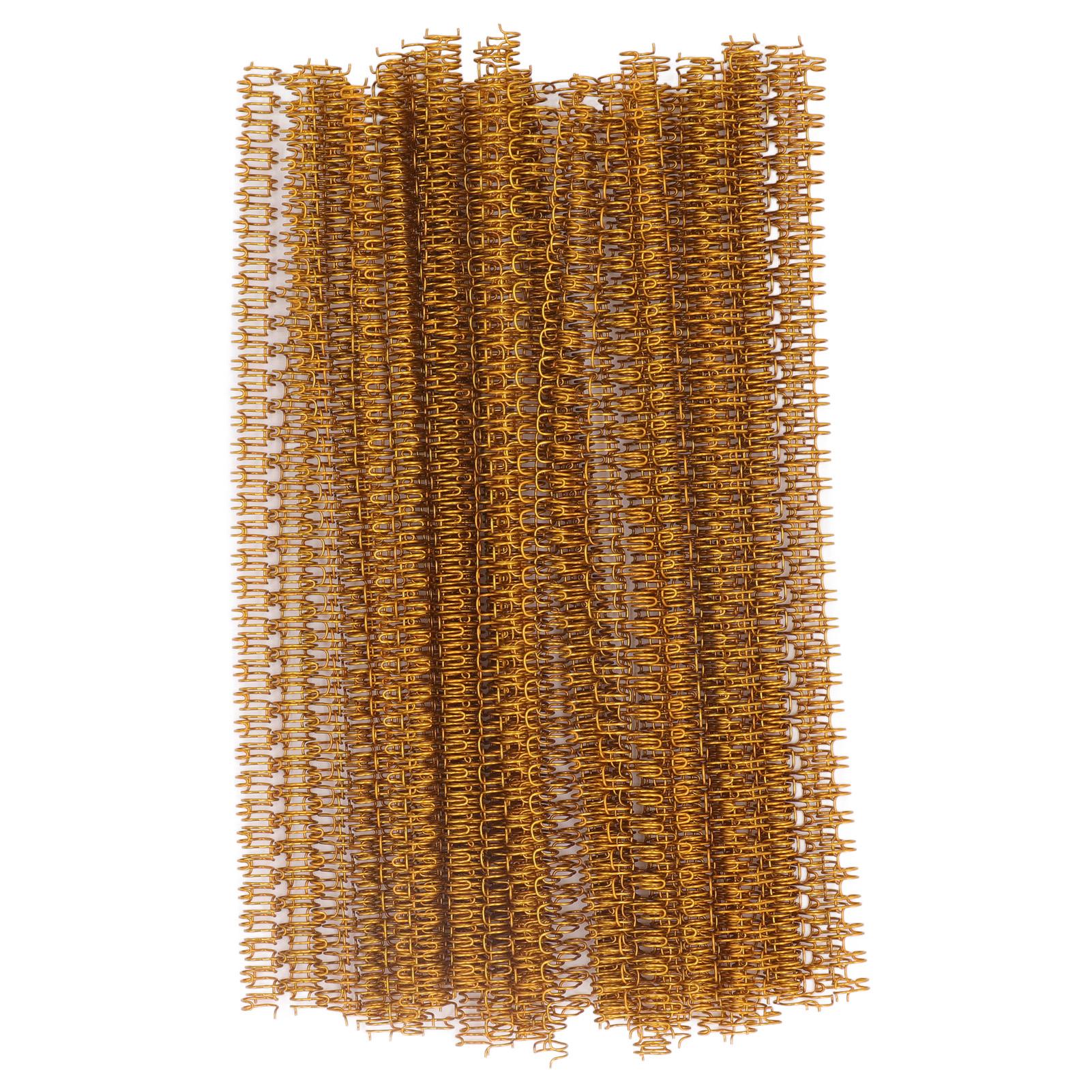 

Double Loop Wire Binding Spine 20 Sheet Capacity 3:1 Pitch 34 Loop 6.4mm Diameter Set Kit for A4 Paper Loop Binding Wire