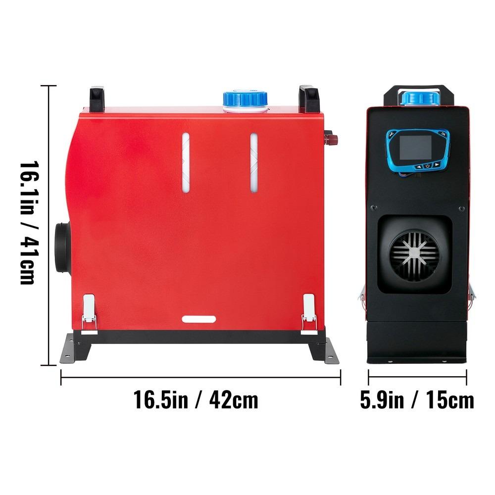 Riscaldatore Diesel All-in-One da 8KW 12V, Riscaldatore d'Aria per Parcheggio con Display LCD e Telecomando, Riscaldamento Rapido per Veicolo e Uso Interno