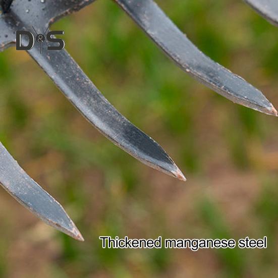 2-in-1 Weeding Rake Garden Hoe And Rake Heavy Duty Hand Weeder Gardening Hoe for Weeding Soil Loosening Landscaping