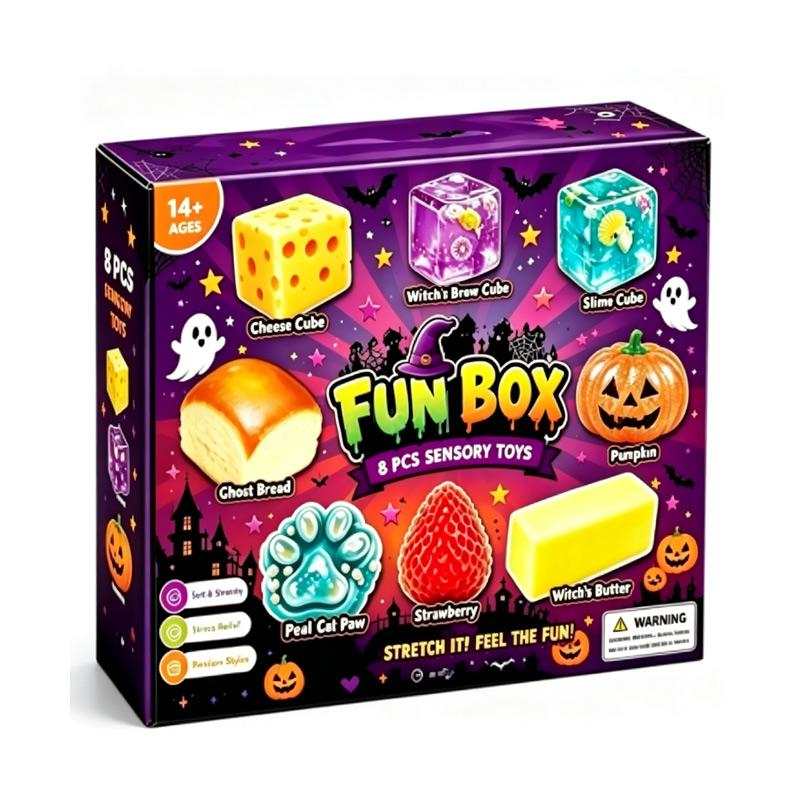 8Pcs Boxed Maltose Squishy Slow Rebound