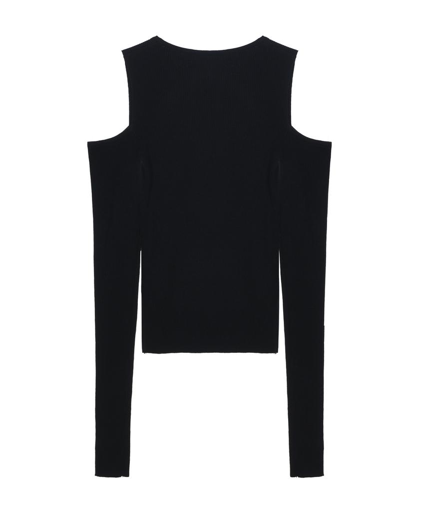 Nigaennikol Nicole Warmer Ribbed Off Shoulder Knit_6 Color