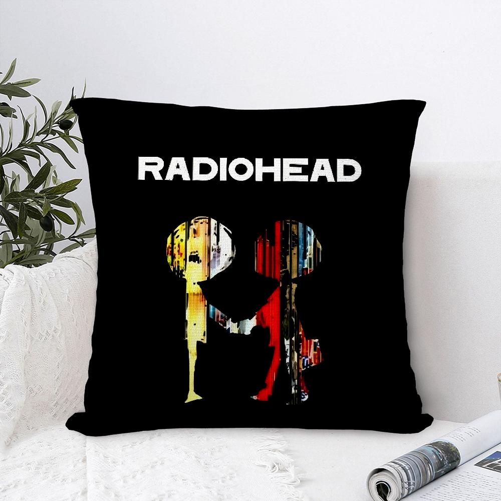 B-British Band RadioheadS Pillow Case Plush Fabric Soft  Pillowcase Double Sided Print   Cushion Cover Throw Pillow Cover