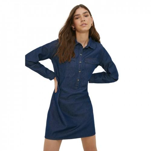 Dorothy Perkins Womens/Ladies Denim Pocket Mini Shirt Dress