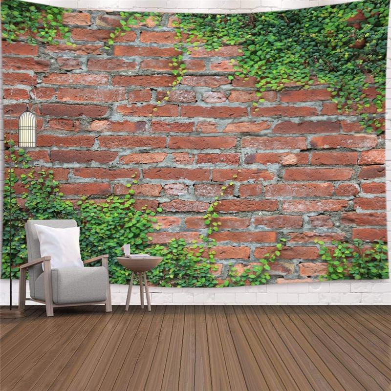 

Домашний декор Гостиная Мраморный гобелен Каменный пол Деревянное зерно Искусство Настенное покрытие Ковер Фон 230x150cm