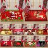 Merry Christmas and New Year Decoration Entrance Door Mat Home Decoration Living Room Corridor Bathroom Non-slip Floor Mat