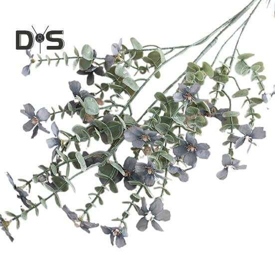 Simulace umělého hedvábí Květina Snadná péče Creative Mini Umělá orchidejová zelená rostlina