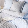 WERONA Bedspread 220x240cm Gray with Ruffles - Elegance and Style in Your Bedroom