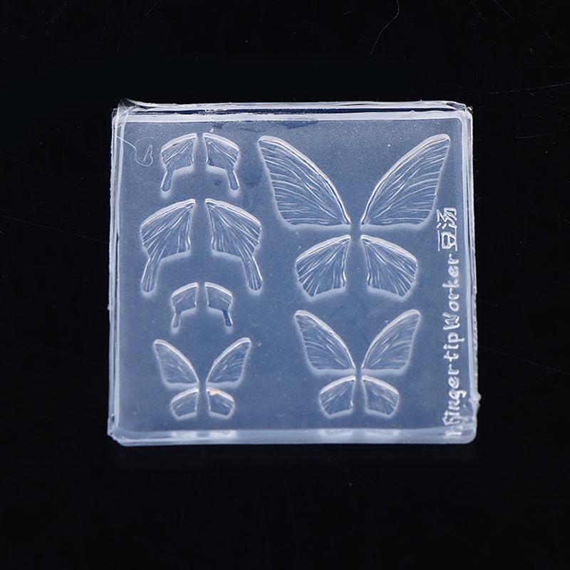 

1Pcs 3D Silicone Nail Mold Butterfly Mould Stamping Plate Nails Stencils Diy Uv Gel Nail Carving Mold