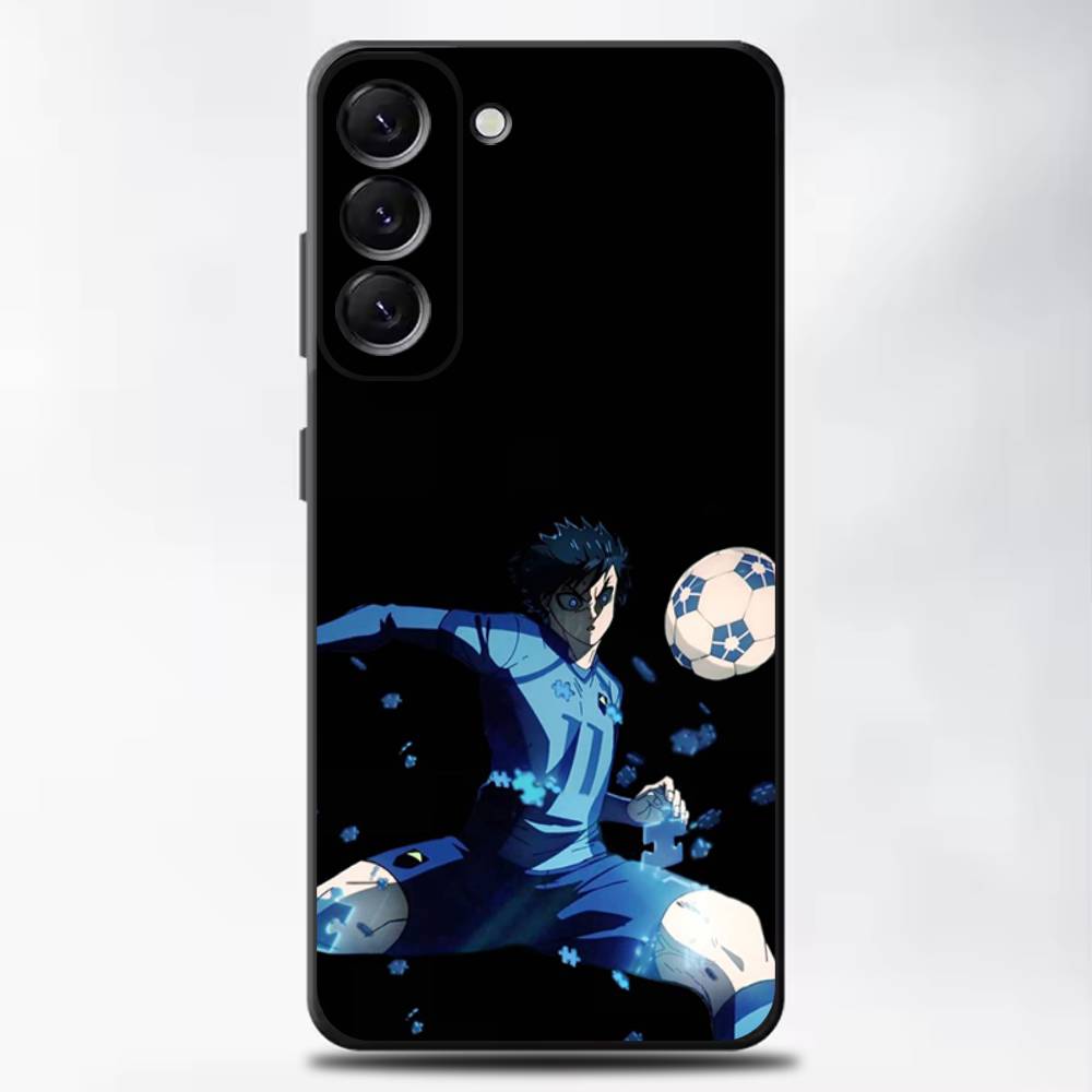 Blue Lock Anime Phone Case For Samsung Galaxy A13,A21s,A22,A31,A32,A52,A53,A71,A80,Soft Black Shell