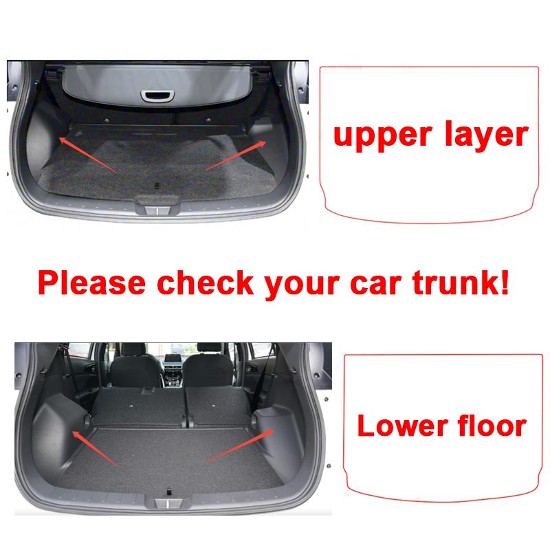 Car Trunk Mat For Mitsubishi Eclipse Cross 2018~2022 2019 2020 Anti-dirty Cargo Boot Storage Pad Auto Cushion Carpet Accessories