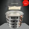 Standard Stainless Steel Double-Layer Sieve for Laboratory Soil Inspection