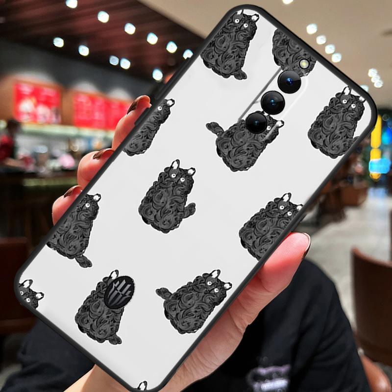 Minimalistisches Katzen-Case für ZTE Nubia Red Magic 11 10 8 9 8S 9S 10S Pro Plus 10 Air 5G 6R 6 7 6S 7S Pro Hülle