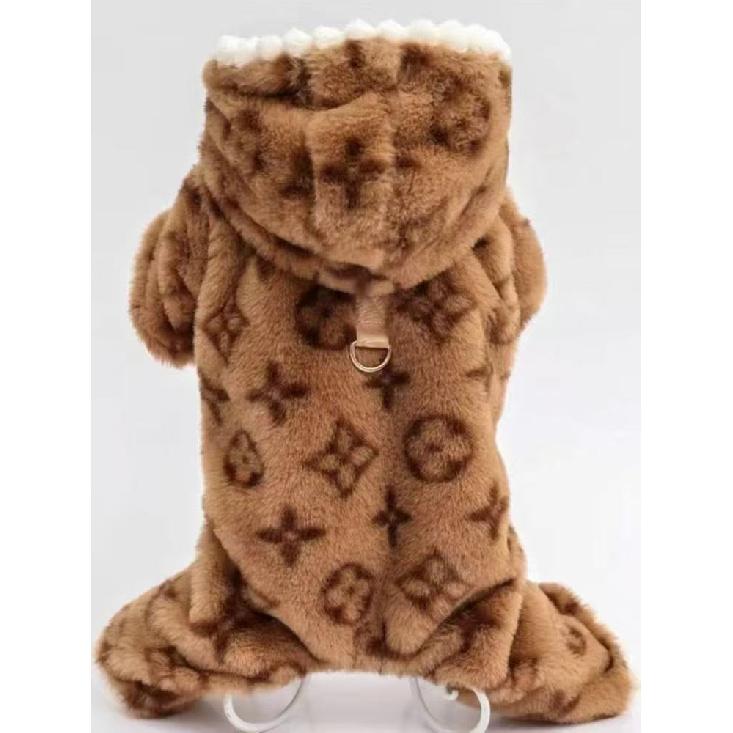 Winter Autumn New Pet Fleece-Lined Thickened Four-Legged Clothes for Small Medium Dogs (Teddy Poodle) Cats 5