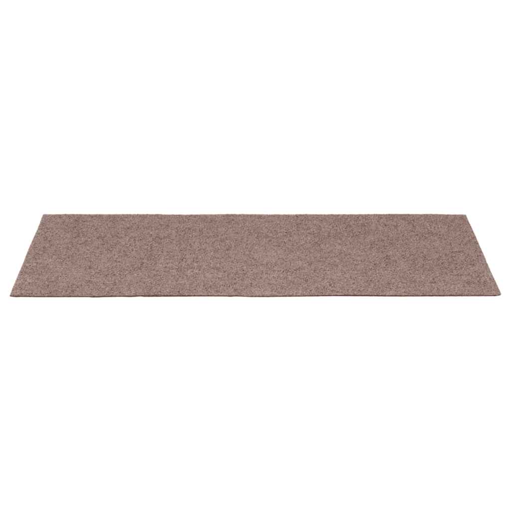 Self Adhesive Stair Treads 30 pcs 60 x 25 cm Light Brown Rectangular