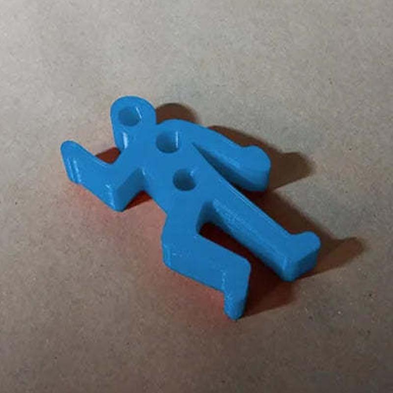 Creative Crime Scene Desk Organizer Lightweight Plastic Pen Container Office Supplies Funny Crime Scene Human Pen Container