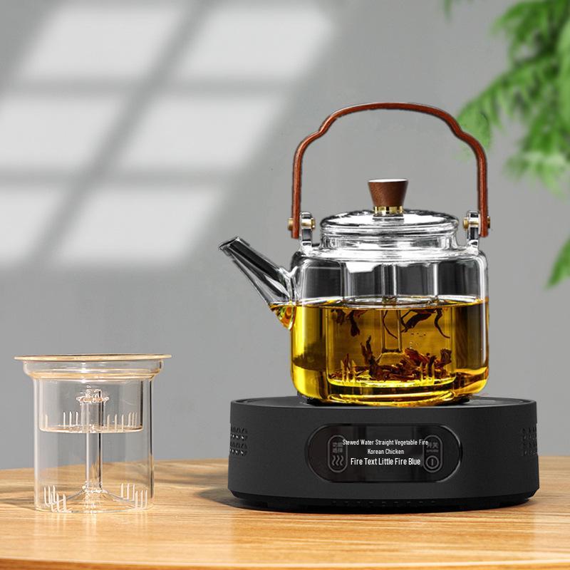Smart Electric Glass Tea Cooker: Compact Ceramic Stove & Health-Preserving Hot Plate Kettle Gift