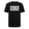 Armani Exchange Mens Geometric Cotton Regular T-Shirt