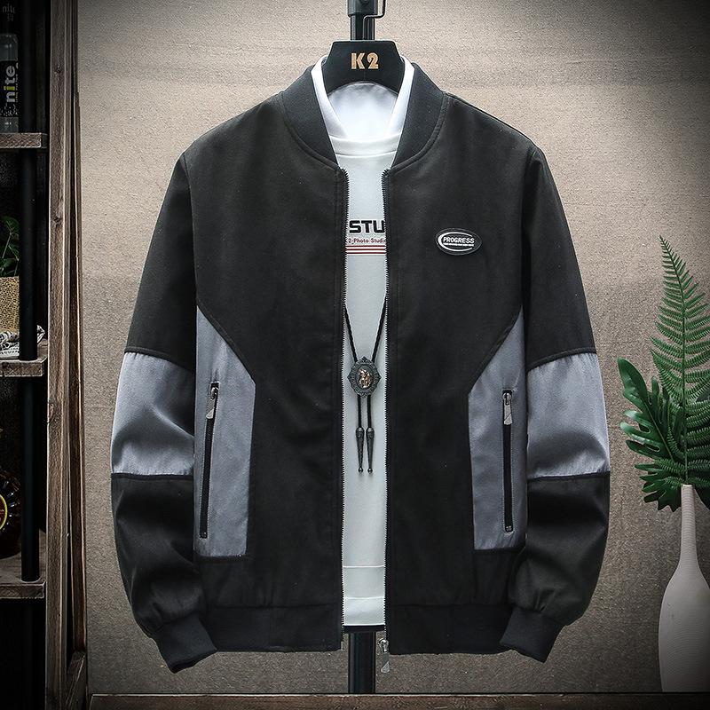 Buy Men 'S Stand Up Collar Jacket Korean Baseball Uniform Jacket at