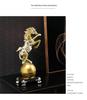 Year of the Horse Little Pony Statue: Home Décor Ornament for Living Room and Wine Cabinet