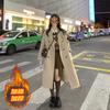 Womens Wool Blend Coat Longline Tailored Fit Elegant Office Chic Winter Outerwear