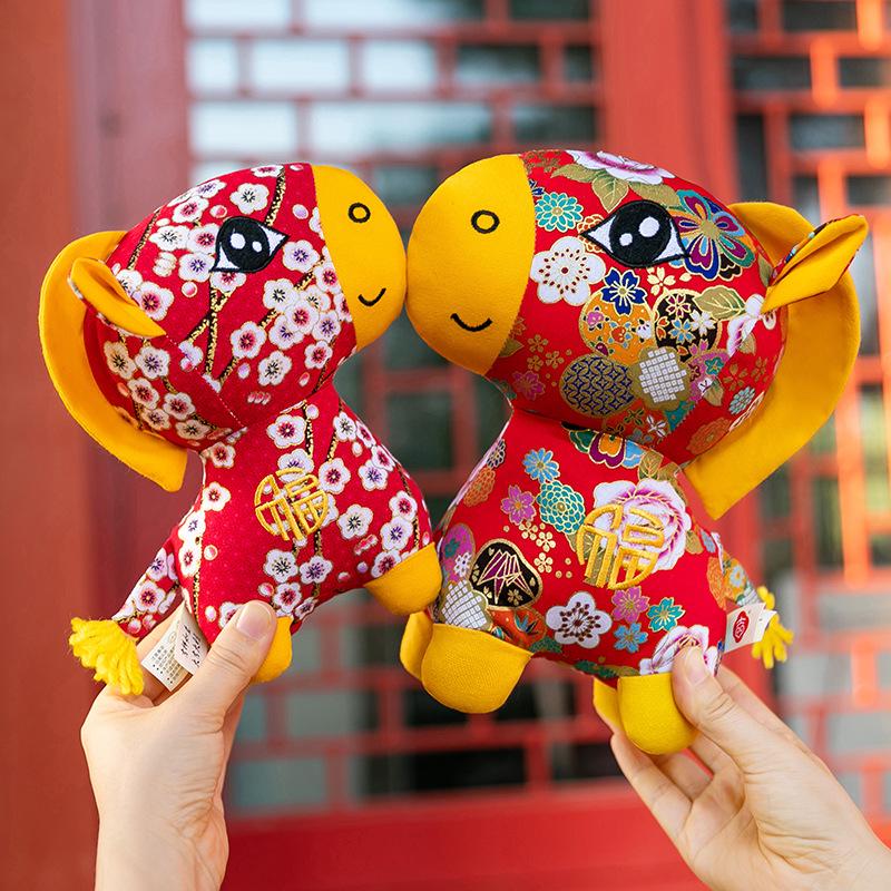 2026 Year of the Horse Zodiac Plush Toy - Chinese Style Horse Pendant Doll