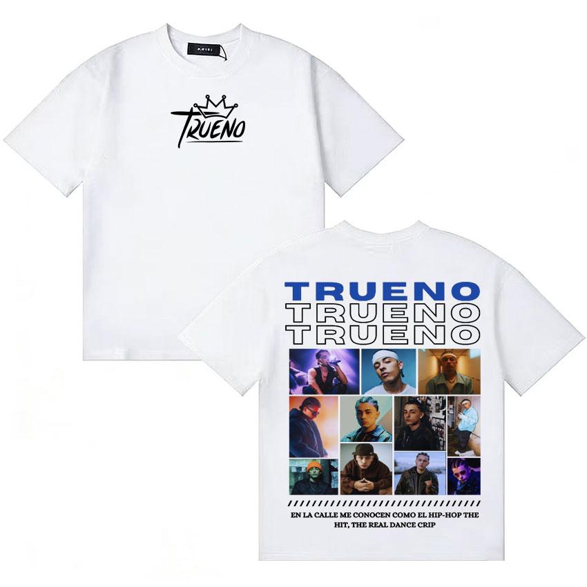 Rapper Trueno Tour Merch Tshirt Harajuku Short Sleeve Tee Shirt UnisexS Women Clothing Streetwear Gothic Cotton Tshirts Teenagers