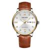 KIMSDUN New Quartz Watch Men's Business Watch Double Calendar Transparent Bottom Waterproof Quartz Watch