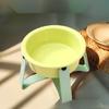 Ceramics Cat Feeding Bowl Iron Frame Protecting Drinking Water Bowl Creative Pet Bowl Feeder  Home