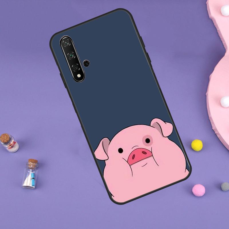 Cartoon Pig For Huawei Nova 11i 12i 8i 7i 3i 9 10 SE Y60 Y61 Y70 Y72 Y73 Y90 Y91 P20 P30 P40 Lite Case