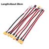 Xt60 Male To Bullet Terminal Conversion Cable Electric Bike Scooter Motor Female Battery Extension Cable 28Cm Ebike Accessories