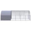 Vidaxl Outdoor Chicken Coop, 3X6X2 M, Galvanized Steel