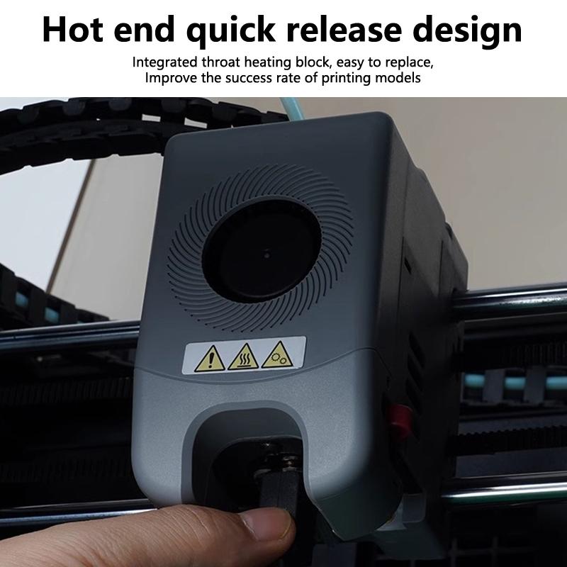 Pour Flashforge Adventurer 5M Kit Buse Mise à Niveau Hotend Tête d'Impression Buse Démontable Rapidement Ad5M Kit Buse Acier Dur 0.4Mm