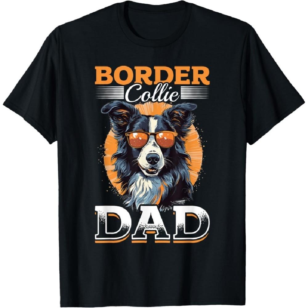 

Border Collie Dog - Border Collie Dad T-Shirt XXXXXL чорний