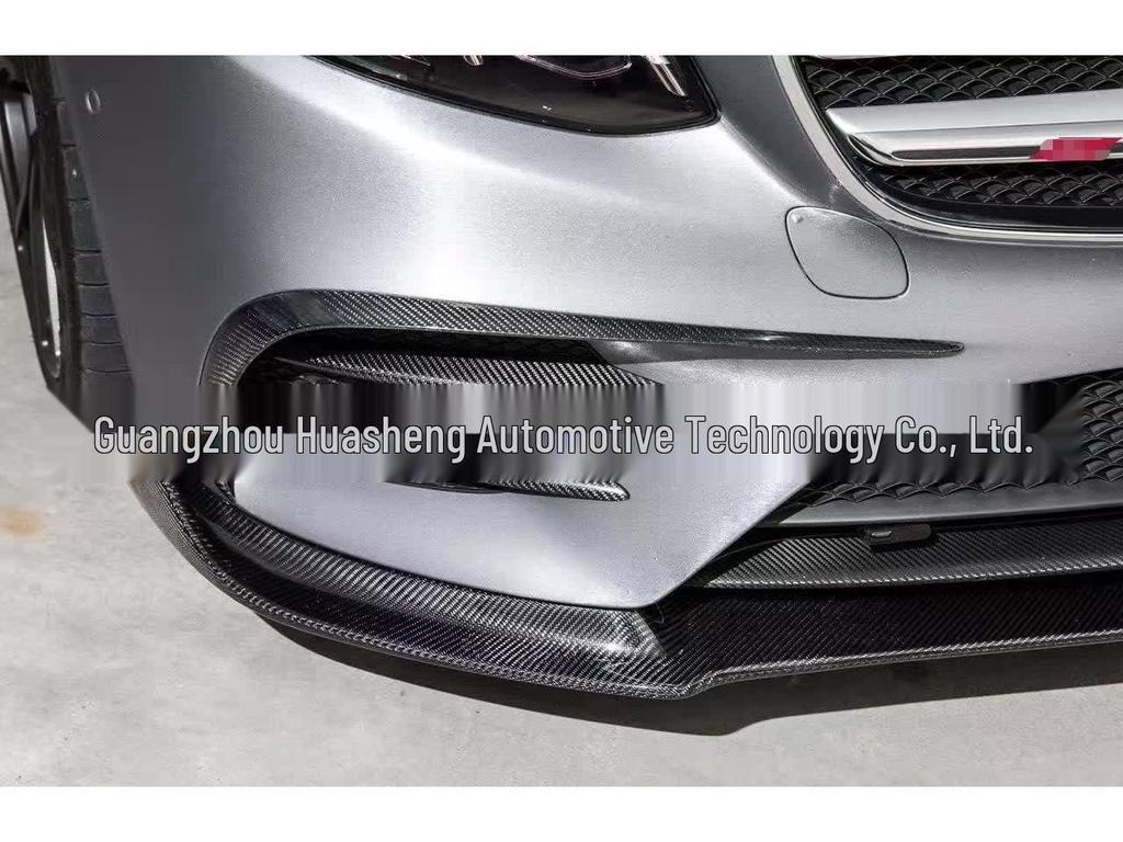 FD Style Carbon Fiber Front Lip for 2016-2019 Mercedes-Benz E-Class W213