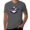 Bats over the moon cute Halloween design TShirt Big and Tall Basic Tee Shirt