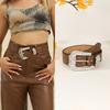 Korean Style Retro Jeans Belt Female Personality Y2K Vintage Ins Style With Jeans Belt Decoration Belt Clothing Accessories